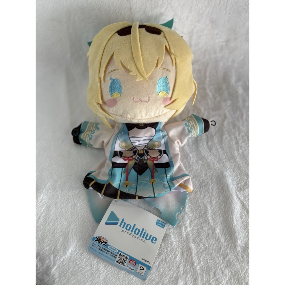 Hololive Kazama Iroha VTuber Hand Puppet Plush Doll 10" FURYU Anime J-Pop Japan